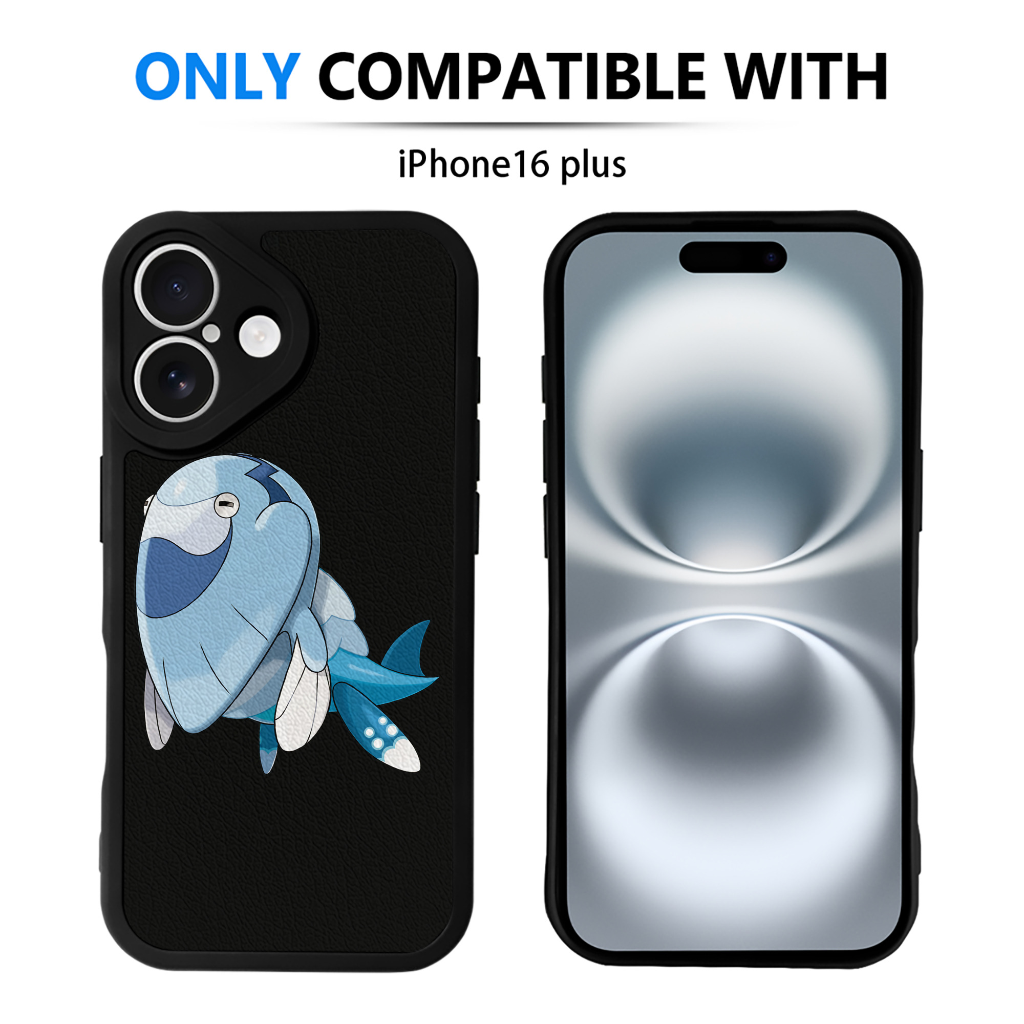 （画像用） ポケットモンスター Pokémon 【iPhone 16シリーズ対応】シリコンスマホケース（レザー調） 材質：シリコン